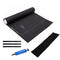 Solid Felt Jigsaw Puzzle Organizer Mat, Specification: 26 x 46 inch(Black-Printed-Set)