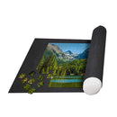 Solid Felt Jigsaw Puzzle Organizer Mat, Specification: 26 x 46 inch(Gray-No Printed-Single)
