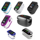 004 Purple LED Screen Fingertip Pulse Oximeter