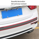 6m Car Bumper Anti-Collision Strip, Color: Two-color Red 5cm