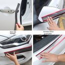 6m Car Bumper Anti-Collision Strip, Color: Two-color Blue 5cm