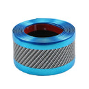 6m Car Bumper Anti-Collision Strip, Color: Two-color Blue 7cm