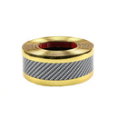 6m Car Bumper Anti-Collision Strip, Color: Two-color Gold 5cm