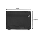 2 PCS B-L008 Car Oxford Cloth Multi-Pocket Portable File Storage Bag(Black)