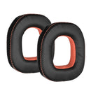 1 Pair Sponge Earpad for Logitech Astro A50 Gen3/Gen4 Headset(Black+Orange )