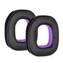 1 Pair Sponge Earpad for Logitech Astro A50 Gen3/Gen4 Headset(Black+Purple)
