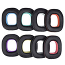 1 Pair Sponge Earpad for Logitech Astro A50 Gen3/Gen4 Headset(Black+Orange )