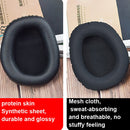 1 Pair Ear Pads for ASUS ROG Cemturion 7.1 Headset(Black Protein Skin)