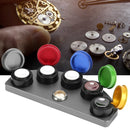 Full Metal Spot Oil Cup Stand Oiler Watch Repair Tool, Style: Five Oils Cups Colorful
