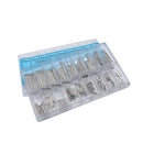 2 Sets 6-23mm Stainless Steel Watch Link Pins Cotter Bar(Silver)