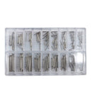 2 Sets 6-23mm Stainless Steel Watch Link Pins Cotter Bar(Silver)