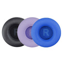 1 Pair Protein Leather Sponge Earpad For JBL T450 / Tune 600 / T500BT(Sea Blue )