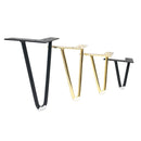 LH-S0006 Metal Furniture Support Legs, Height: 12cm(Titanium)
