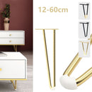 LH-S0006 Metal Furniture Support Legs, Height: 12cm(Titanium)