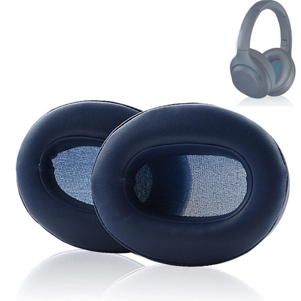 1 Pair Sponge Earpad For SONY WH-XB900N Headset, Color: Original-Blue