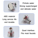 2 PCS Faucet Splashproof Supercharged Universal Head Aerator, Specification: Blue