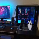 Transparent Acrylic Game Console Handle Stand Display Stand For Xbox Elite / PS4 / PS5 / Xbox / NVIDIA