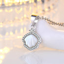 2 PCS A203 Natural Shell Pendant Clavicle Necklace Without Chain