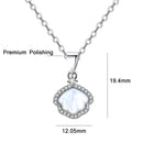 2 PCS A203 Natural Shell Pendant Clavicle Necklace Without Chain