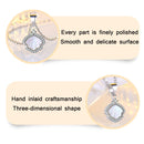 2 PCS A203 Natural Shell Pendant Clavicle Necklace Without Chain