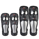 PRO-BIKER RH-1010 Motorcycle Keep Warm Anti-Fall Stainless Steel Protective Gear(Knee Pads + Elbow Pads)
