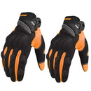 BSDDP A0131 Oudoor Motorcycle Riding Anti-Slip Gloves, Size: M(Orange)
