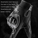 BSDDP RH-A0107 Motorcycle Riding Anti-Fall Full Finger Gloves, Size: L(Black+Grey)