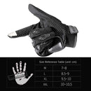 BSDDP RH-A0107 Motorcycle Riding Anti-Fall Full Finger Gloves, Size: XL(Black+Grey)