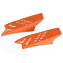 BSDDP A0304 Helmet Corner Modified Accessories Personal Decorative Horns(Orange Hard Glue)
