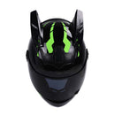 BSDDP A0304 Helmet Corner Modified Accessories Personal Decorative Horns(Black Soft Glue)