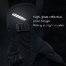 BSDDP RH-A0127 Winter Warm Fleece Long Motorcycle Gloves, Size: XL(Red)