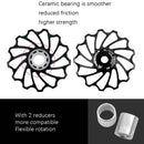 MEROCA Ceramic Bearing Mountain Bike Guide Wheel(11T Black)