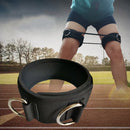 A Pair Leg Explosive Strength Trainer Thigh Training Straps(Black)