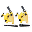 1 Pair IIIPRO Flat Mount Road Calipers Bilateral Brakes(Gold)