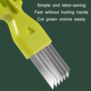 5 PCS Home Kitchen Multifunctional Green Onion Peeler(Yellow)