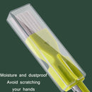 5 PCS Home Kitchen Multifunctional Green Onion Peeler(Green)