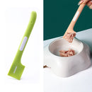 4 PCS Cat & Dog Wet Food Mixing Canned Long Handle Spoon(Fruit Green)