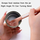 4 PCS Cat & Dog Wet Food Mixing Canned Long Handle Spoon(Pink)