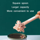 4 PCS Cat & Dog Wet Food Mixing Canned Long Handle Spoon(Fruit Green)