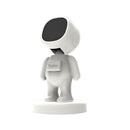 TOPFREE Astronaut Car Bracket Magnetic Adhesive Paste Navigation Car Phone Bracket(White)