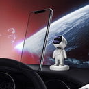 TOPFREE Astronaut Car Bracket Magnetic Adhesive Paste Navigation Car Phone Bracket(White)