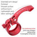 LP LitePro C041 Folding Bike Seat Tube Clip(Silver)