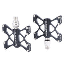 LP LitePro K5 Folding Bkie Aluminum Alloy Bearin Pedals(Black)