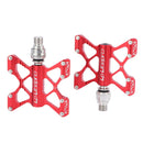 LP LitePro K5 Folding Bkie Aluminum Alloy Bearin Pedals(Red )