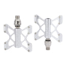 LP LitePro K5 Folding Bkie Aluminum Alloy Bearin Pedals(Silver)