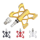 LP LitePro K5 Folding Bkie Aluminum Alloy Bearin Pedals(Red )