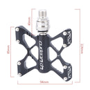 LP LitePro K5 Folding Bkie Aluminum Alloy Bearin Pedals(Red )