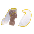 2 PCS Household Hair Salon Hooded Oil-Dyed Shampoo Shawl(Yellow)