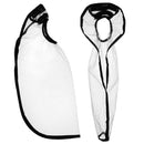 2 PCS Household Hair Salon Hooded Oil-Dyed Shampoo Shawl(Black)
