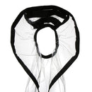 2 PCS Household Hair Salon Hooded Oil-Dyed Shampoo Shawl(Black)